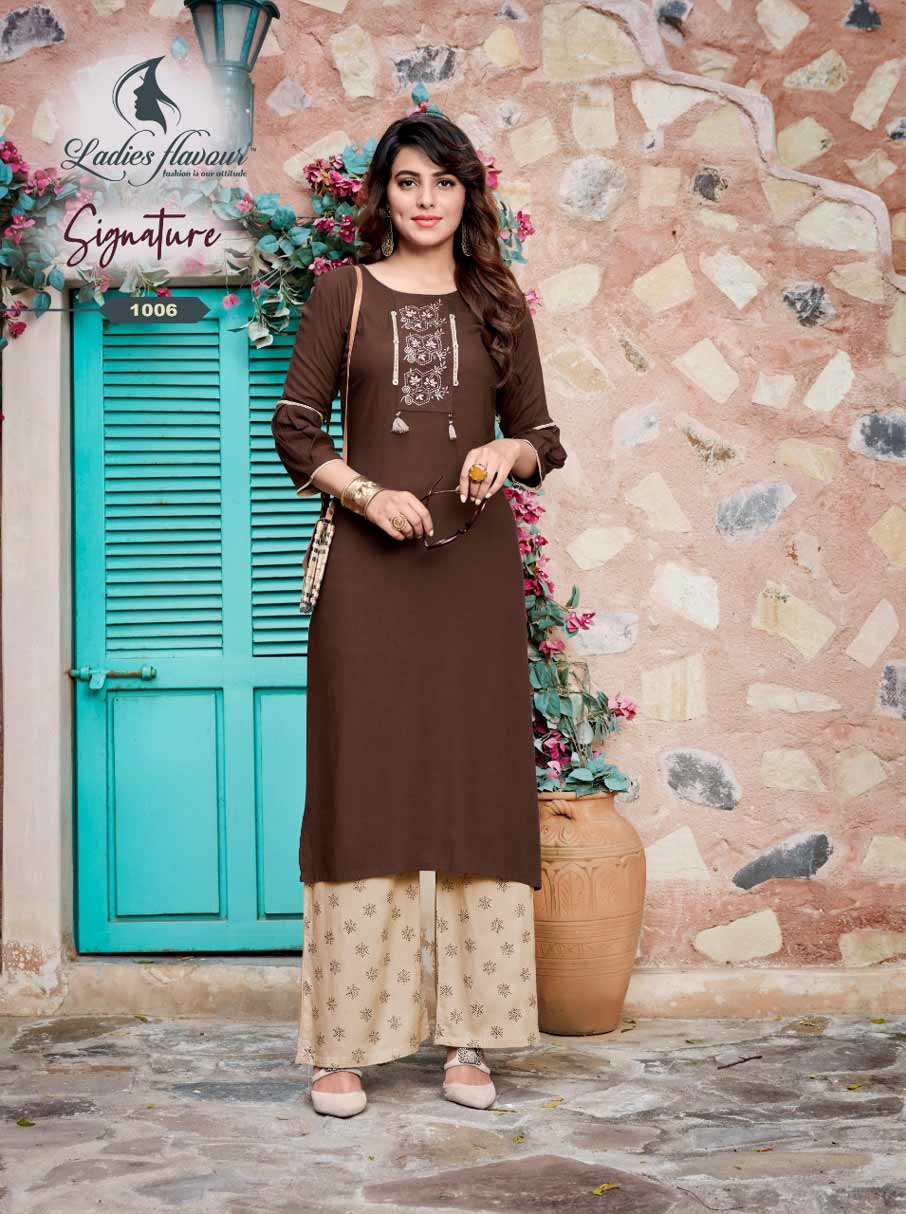 Signature Vol 3 Rayon Printed Kurti Catalogue Signature Vol 3 Rayon Printed Kurti Catalogue